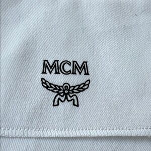 MCM Classic White Pouch